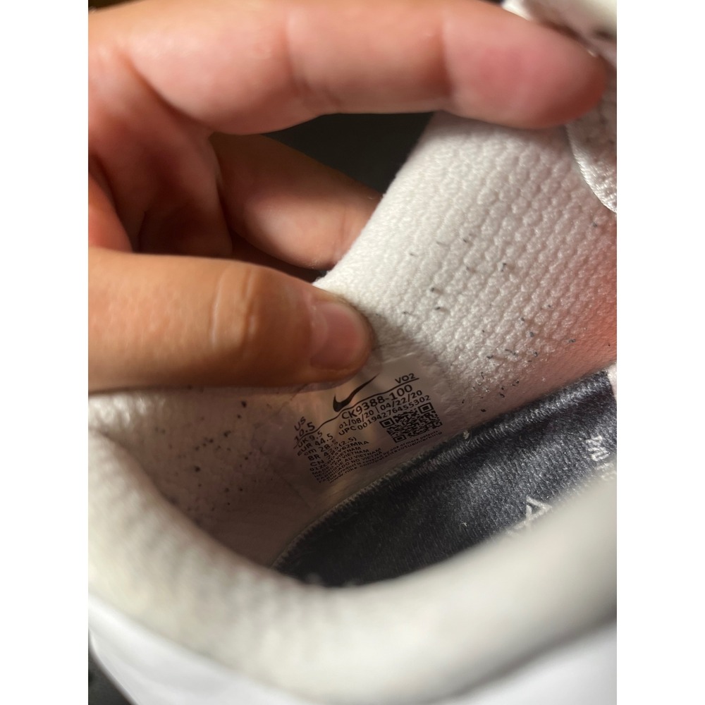 Nike Shoes Mens Size 10.5 Metcon 6 White Black Mesh Low Top Training Sneakers - Picture 2 of 9